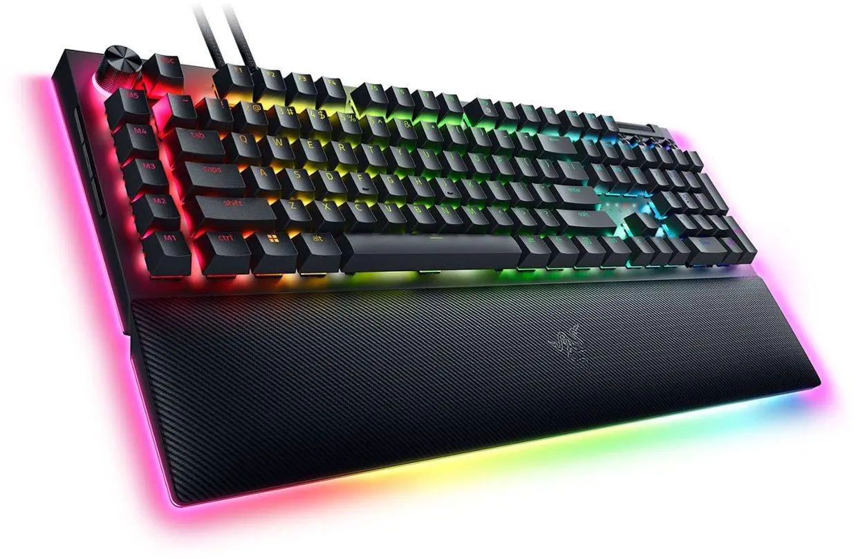 Klawiatura mechaniczna Razer BlackWidow V4 Pro US Yellow Switch Czarny
