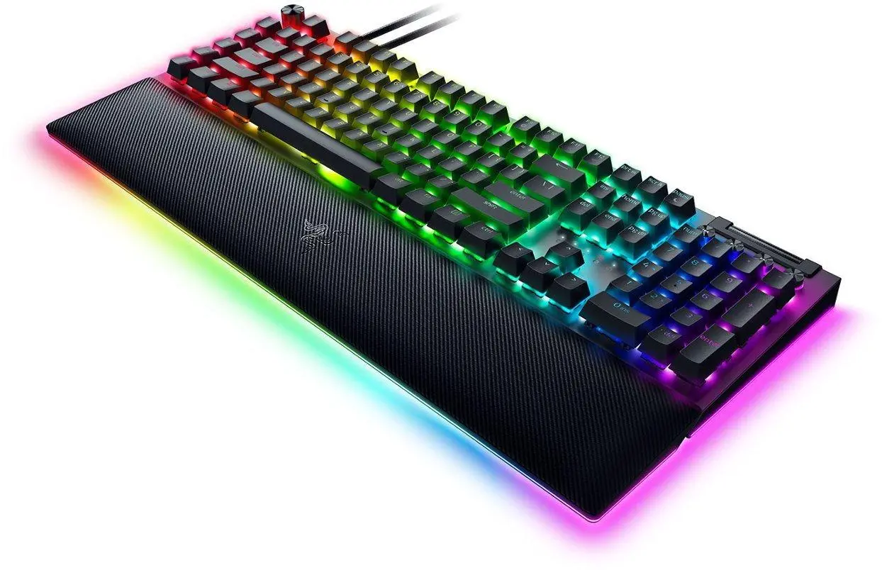 Klawiatura mechaniczna Razer BlackWidow V4 Pro US Yellow Switch Czarny