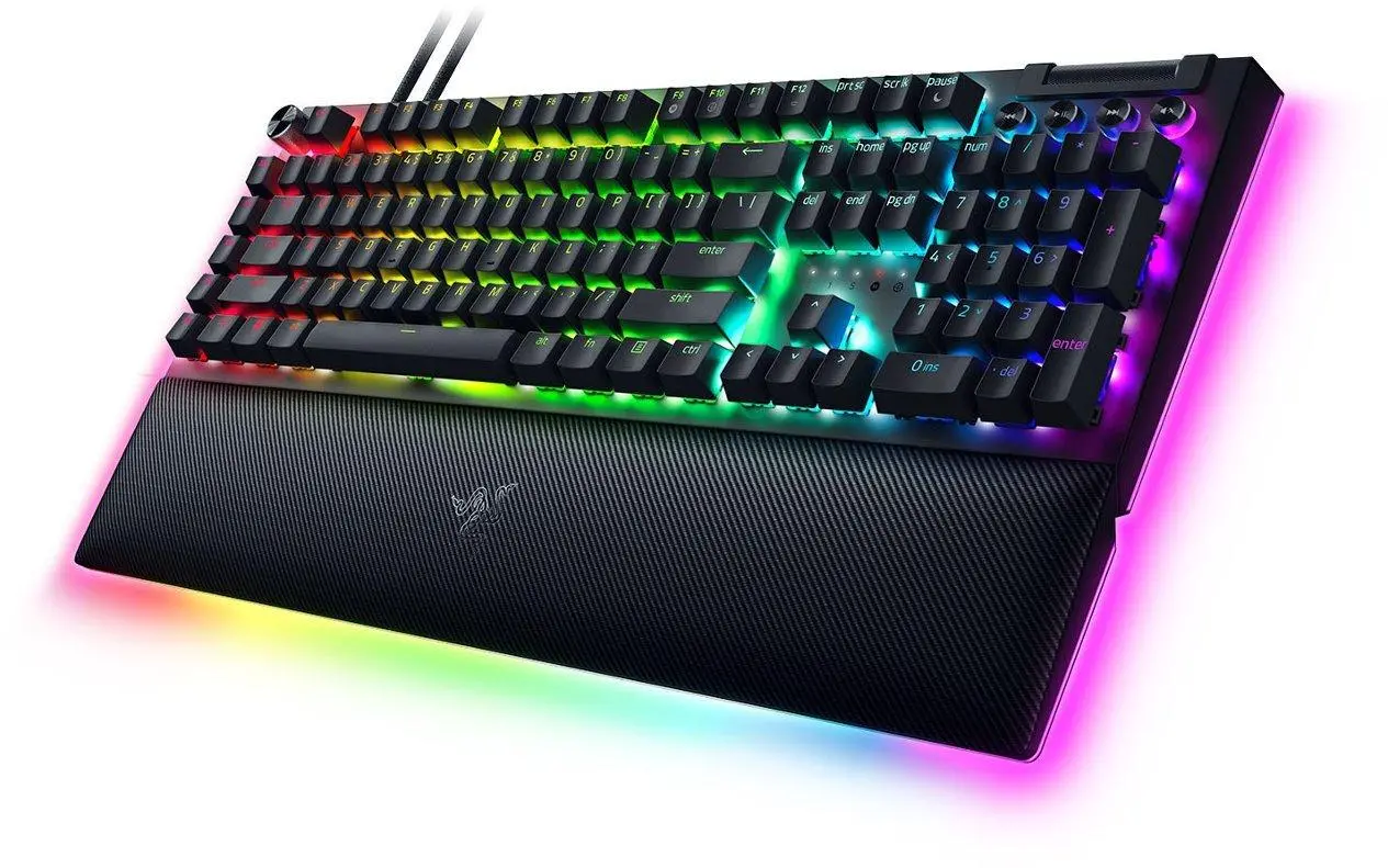 Klawiatura mechaniczna Razer BlackWidow V4 Pro US Yellow Switch Czarny
