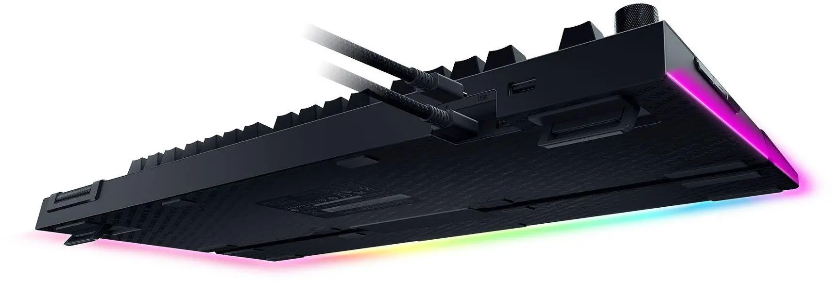 Klawiatura mechaniczna Razer BlackWidow V4 Pro US Yellow Switch Czarny