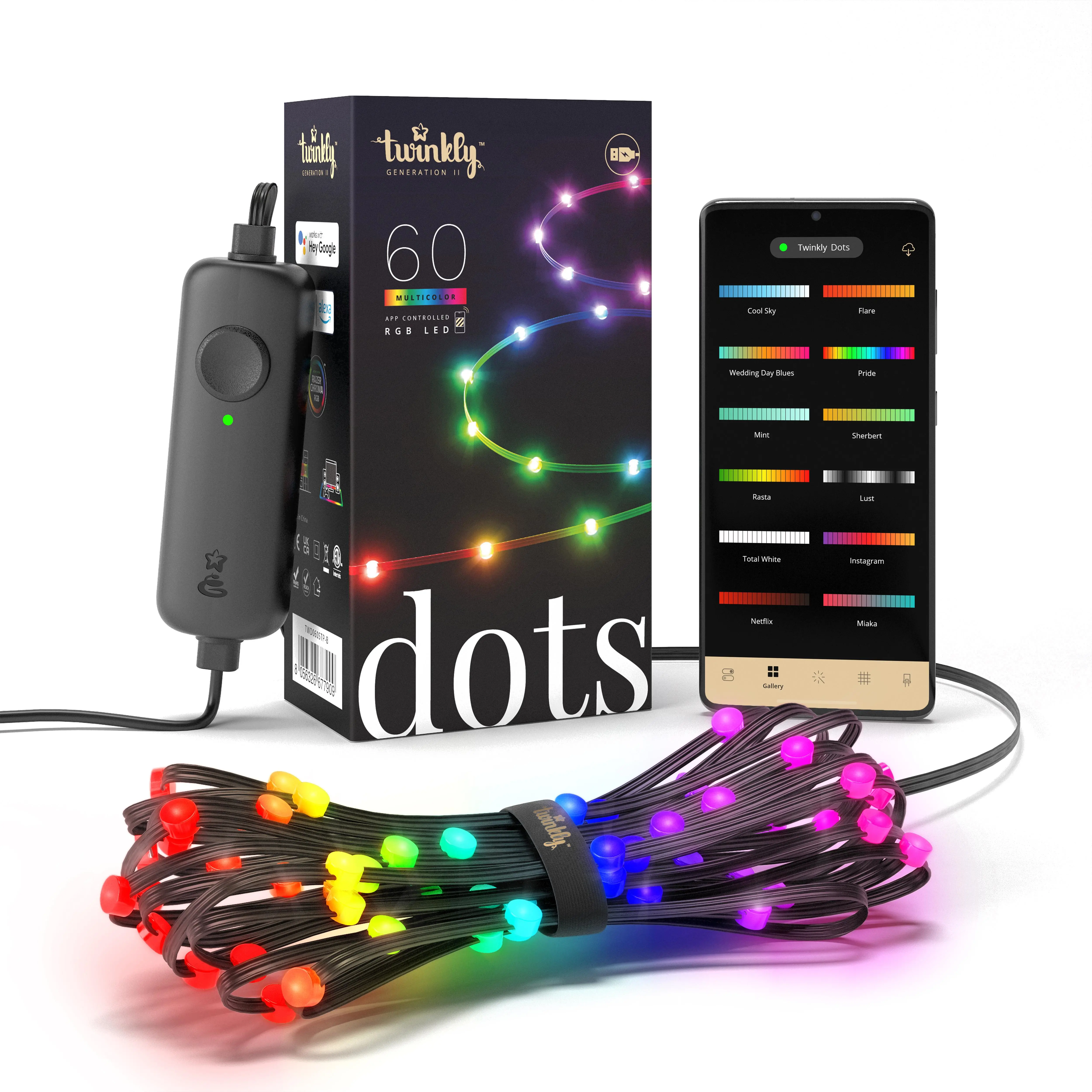Taśma LED Twinkly Dots 60 LED RGB 3m