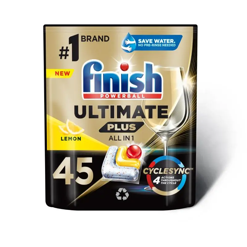 Kapsułki do zmywarki Finish Ultimate Plus Lemon 45szt.