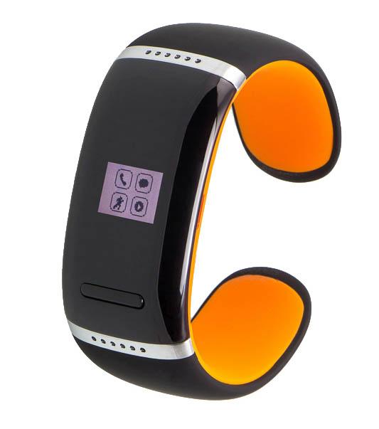 Smartwatch Garett iONE (czarno-pomarańczowy)