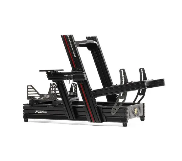 Крісло Next Level Racing NLR-E048 F-GT Elite 160 Scuderia Ferrari Edition Wyścigowy do 150kg Czarny