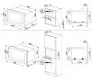 Kuchenka mikrofalowa Smeg FMI120B3 Grill
