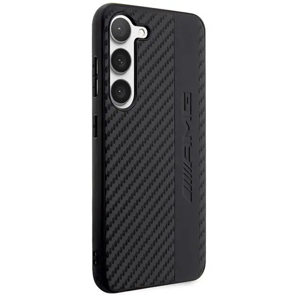Etui Mercedes-Benz Carbon Stripe&Embossed AMHCS23SBLSCA do Samsung Galaxy S23
