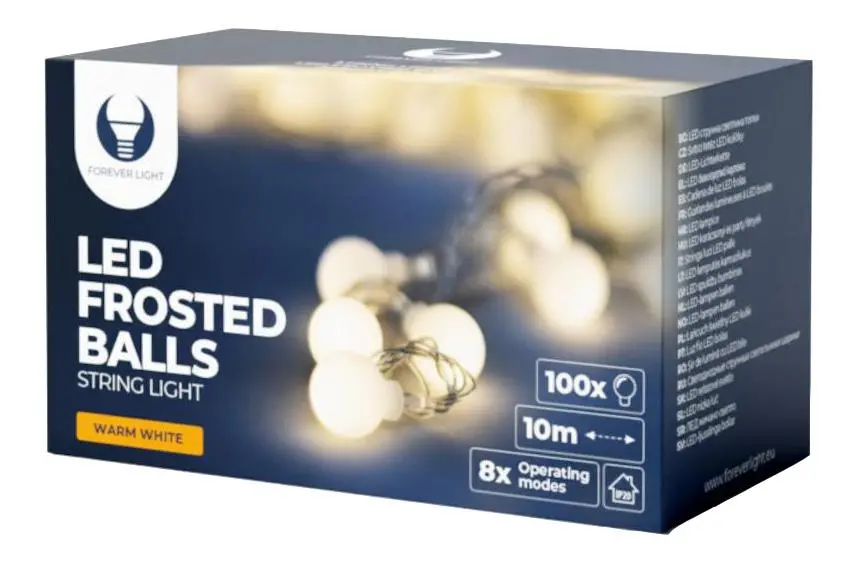 Girlanda świetlna Forever LED Mleczne Kulki FB101 10m RTV100184