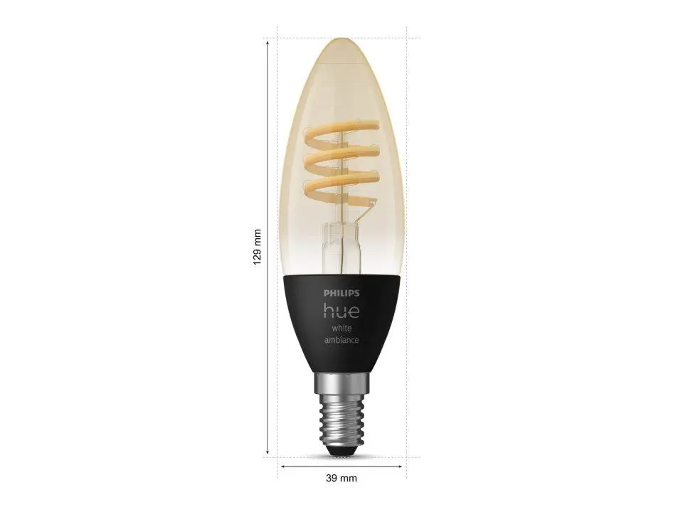 Żarówka LED Philips Hue White Ambiance Filament E14 1 szt.