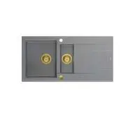 Quadron HQE5510050U5_PVDG1 P2O Evan 156 Granitowy Szary/Złoty