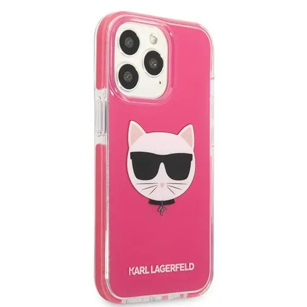 Etui Karl Lagerfeld Choupette Head KLHCP13XTPECPI do iPhone 13 Pro Max