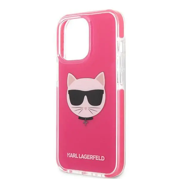 Etui Karl Lagerfeld Choupette Head KLHCP13XTPECPI do iPhone 13 Pro Max