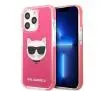 Etui Karl Lagerfeld Choupette Head KLHCP13XTPECPI do iPhone 13 Pro Max