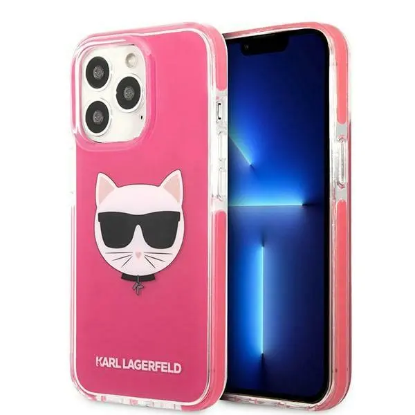 Etui Karl Lagerfeld Choupette Head KLHCP13XTPECPI do iPhone 13 Pro Max