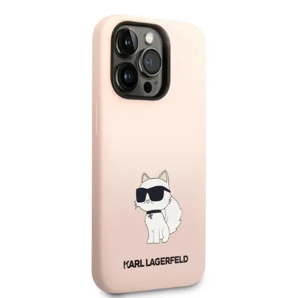 Etui Karl Lagerfeld Silicone Choupette KLHCP14LSNCHBCP do iPhone 14 Pro