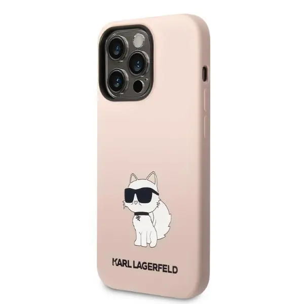 Etui Karl Lagerfeld Silicone Choupette KLHCP14LSNCHBCP do iPhone 14 Pro
