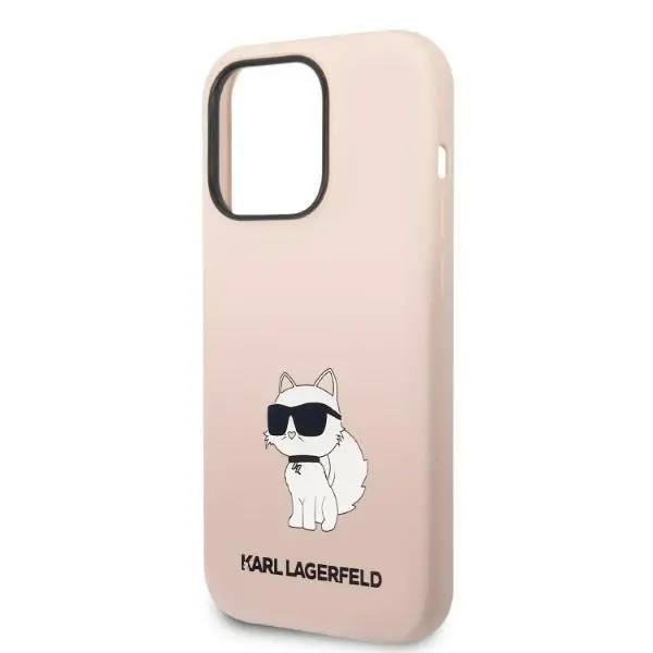 Etui Karl Lagerfeld Silicone Choupette KLHCP14LSNCHBCP do iPhone 14 Pro