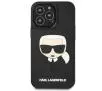 Etui Karl Lagerfeld 3D Rubber Karl`s Head KLHCP14LKH3DBK do iPhone 14 Pro