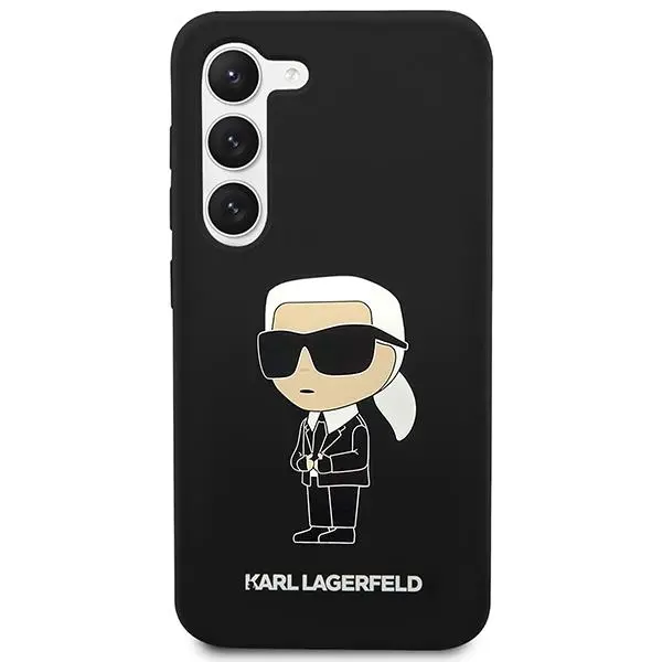 Etui Karl Lagerfeld Silicone Ikonik KLHCS23SSNIKBCK do Samsung Galaxy S23