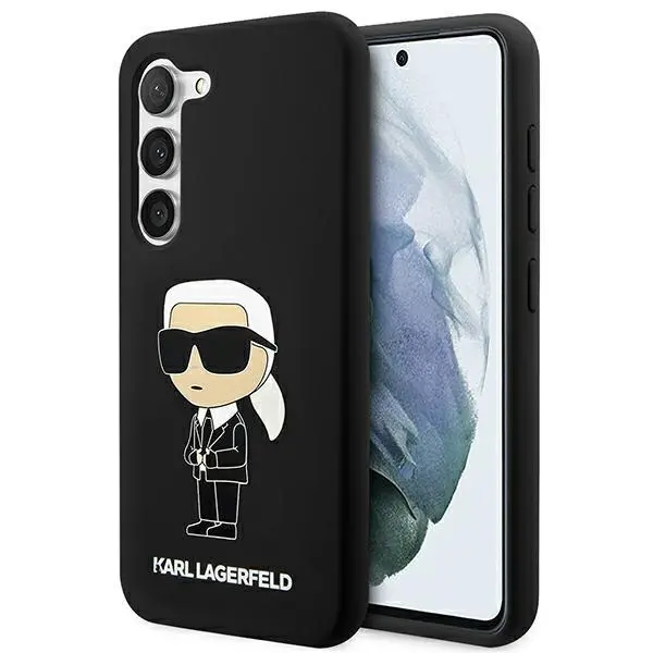 Etui Karl Lagerfeld Silicone Ikonik KLHCS23SSNIKBCK do Samsung Galaxy S23