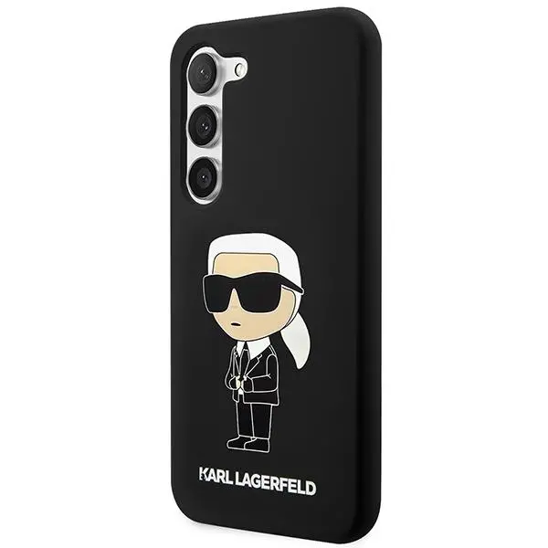 Etui Karl Lagerfeld Silicone Ikonik KLHCS23SSNIKBCK do Samsung Galaxy S23