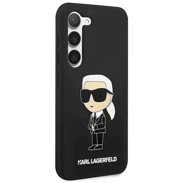 Etui Karl Lagerfeld Silicone Ikonik KLHCS23SSNIKBCK do Samsung Galaxy S23