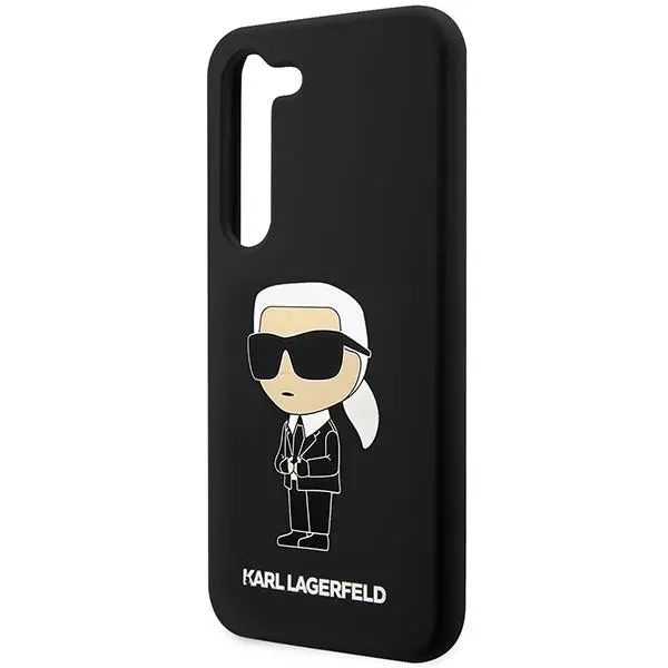 Etui Karl Lagerfeld Silicone Ikonik KLHCS23SSNIKBCK do Samsung Galaxy S23