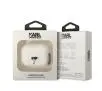 Etui na słuchawki Karl Lagerfeld Silicone Karl Head 3D KLAPRUNIKH do AirPods Pro Biały