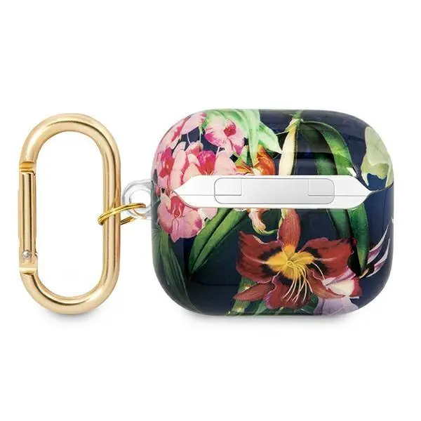 Etui na słuchawki Guess Flower Strap Collection do AirPods 3 Wielokolorowy