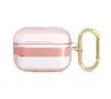 Etui na słuchawki Guess Strap Collection do AirPods Pro Różowy