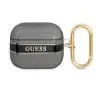 Etui na słuchawki Guess Strap Collection do AirPods 3 Czarny