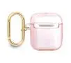 Etui na słuchawki Guess Strap Collection do AirPods Różowy