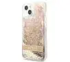 Etui Guess Paisley Liquid Glitter GUHCP13SLFLSD do iPhone 13 mini