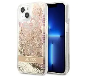 Etui Guess Paisley Liquid Glitter GUHCP13SLFLSD do iPhone 13 mini