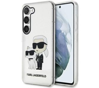 Etui Karl Lagerfeld Glitter Karl&Choupette KLHCS23SHNKCTGT do Samsung Galaxy S23