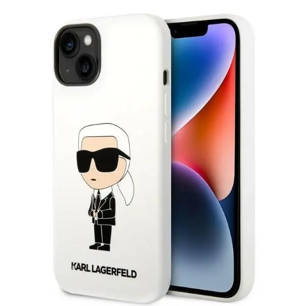 Etui Karl Lagerfeld Silicone Ikonik KLHCP14MSNIKBCH do iPhone 14 Plus