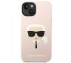 Etui Karl Lagerfeld Silicone Karl`s Head Magsafe KLHMP14SSLKHLP do iPhone 14