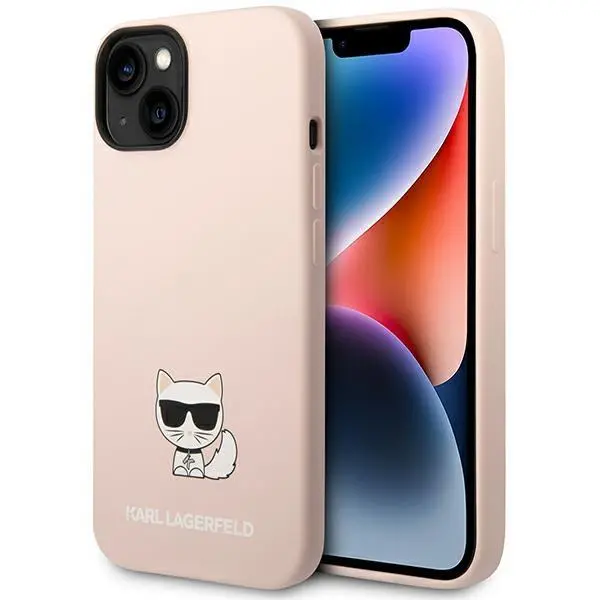 Etui Karl Lagerfeld Silicone Choupette Body KLHCP14MSLCTPI do iPhone 14 Plus