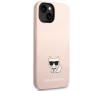 Etui Karl Lagerfeld Silicone Choupette Body KLHCP14MSLCTPI do iPhone 14 Plus