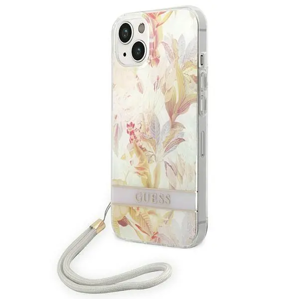 Etui Guess Flower Strap GUOHCP14MHFLSU do iPhone 14 Plus