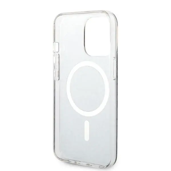 Zestaw Guess GUBPP13XH4EACSK ładowarka indukcyjna + etui 4G Print MagSafe do iPhone 13 Pro Max