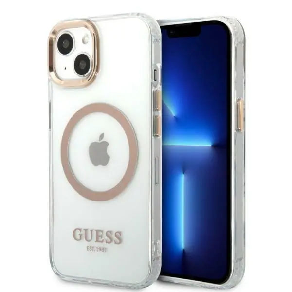 Guess Metal Outline Magsafe GUHMP13MHTRMD do iPhone 13