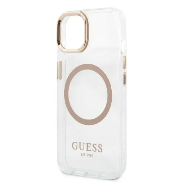 Etui Guess Metal Outline Magsafe GUHMP13MHTRMD do iPhone 13