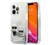 Etui Karl Lagerfeld Liquid Glitter Karl&Choupette KLHCP13XGKCS do iPhone 13 Pro Max