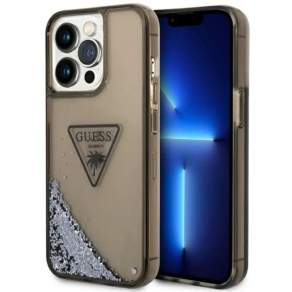 Etui Guess Liquid Glitter Palm Collection GUHCP14XLFCTPK do iPhone 14 Pro Max