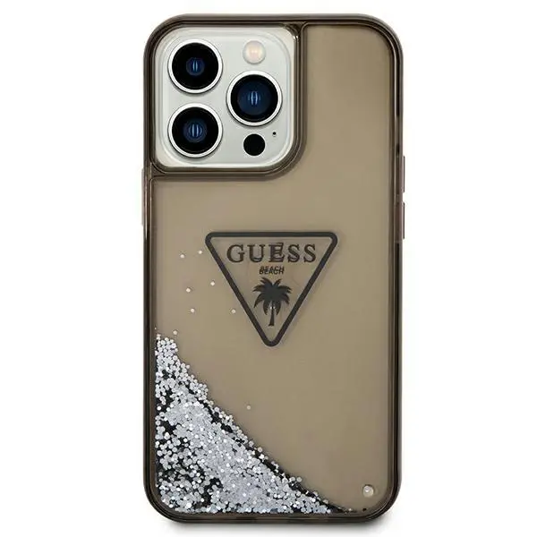 Etui Guess Liquid Glitter Palm Collection GUHCP14XLFCTPK do iPhone 14 Pro Max