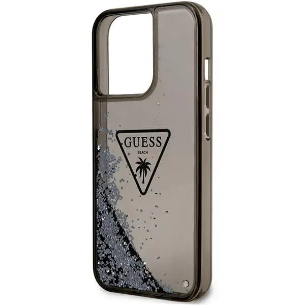 Etui Guess Liquid Glitter Palm Collection GUHCP14XLFCTPK do iPhone 14 Pro Max