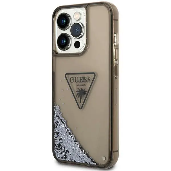 Etui Guess Liquid Glitter Palm Collection GUHCP14XLFCTPK do iPhone 14 Pro Max