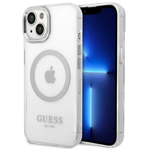 Etui Guess Metal Outline Magsafe GUHMP14MHTRMS do iPhone 14 Plus