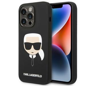 Etui Karl Lagerfeld Silicone Karl`s Head KLHCP14XSLKHBK do iPhone 14 Pro Max