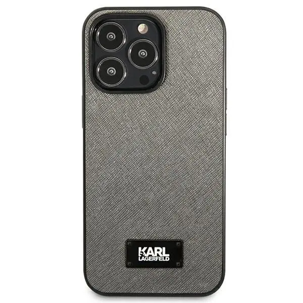 Etui Karl Lagerfeld Saffiano Plaque KLHCP13LSFMP2DG do iPhone 13 Pro / 13
